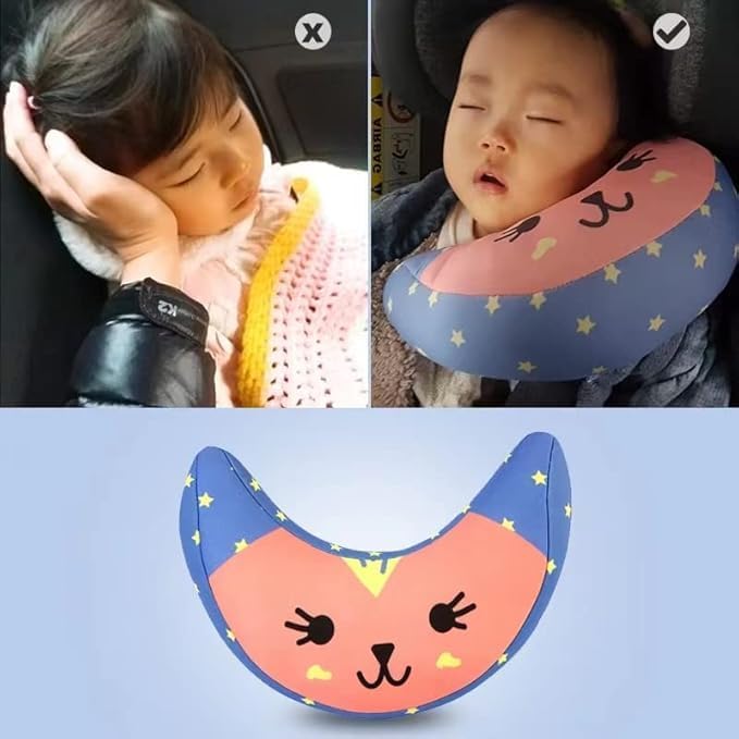 Car Seat Belt Pillow Cover for Kids Neck Support Protector Pad Soft Head Cushion Auto Travel Pillow