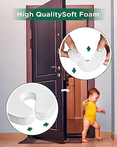 Pack of 6 Door Pinch Guards Child Proof Door Stopper Prevents Fingers Injury Safe for Baby Pets