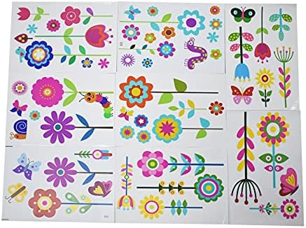 Maydahui 56 PCS Garden Flower Wall Sticker Set