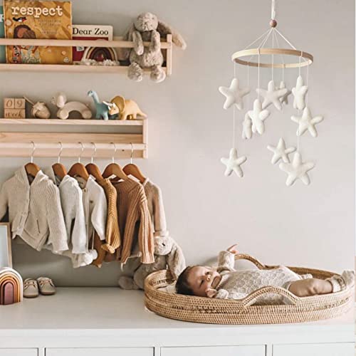 Gender Neutral Baby Mobile - Felt Star Boho Decor