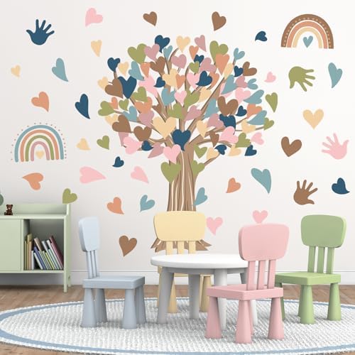 Boho Tree Wall Stickers for Classroom Decor