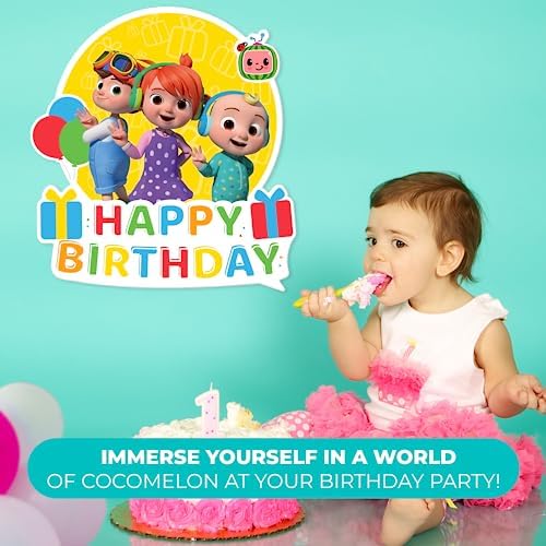 EGD CoComelon JJ and His Brothers Happy Birthday Sign in PVC