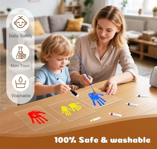 Lurgno Family Handprint Kit DIY Baby Hand and Footprint Frame