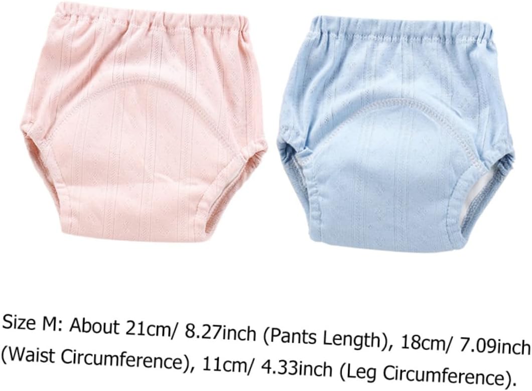 2 Pack Baby Training Pants Cotton Reusable Diaper Covers for Potty Training