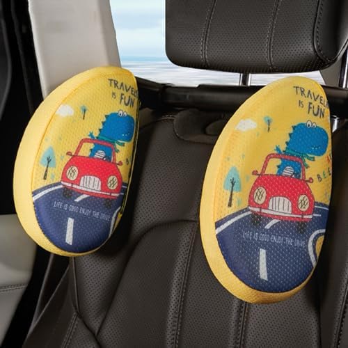 Kwaks Car Headrest Pillow for Kids and Adults