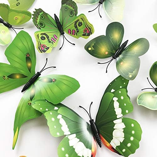 36pcs 3D Colorful Butterfly Wall Stickers DIY Decor Craft Set for Kids and Babies
