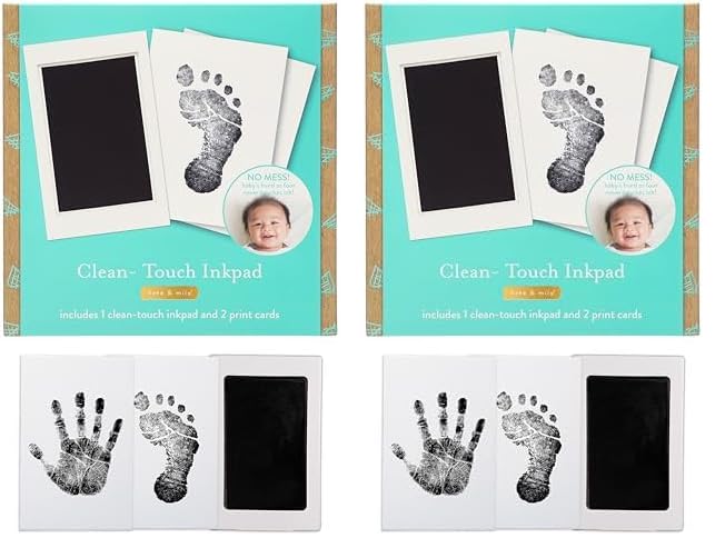Kate Milo Clean Touch Ink Pad with 2 Impression Cards
