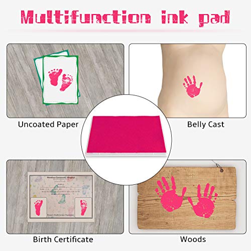 Washable Non-Toxic Ink Pad for Baby Handprint Footprint