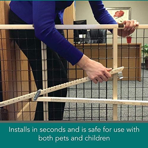MYPET Pressure Mount Dog Gate - 295-50 Wide 31-37 Tall