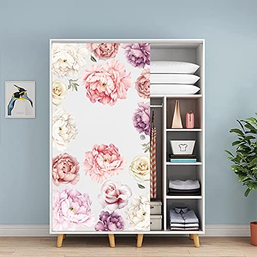 Large Floral Wall Decals 15 Peonies Stickers for Home Decor