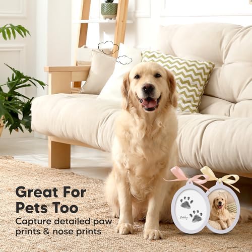 KeaBabies Inkless Baby Hand Footprint Ornament Kit 1