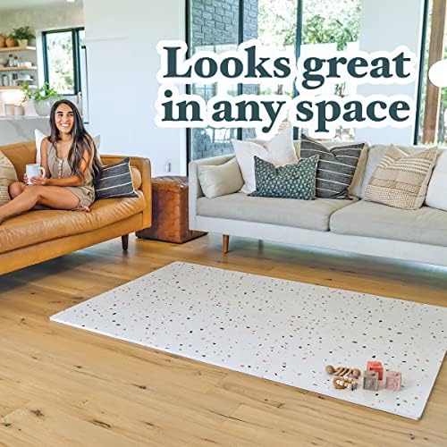 Simply Tots Modern Terrazzo Play Mat 4x6ft