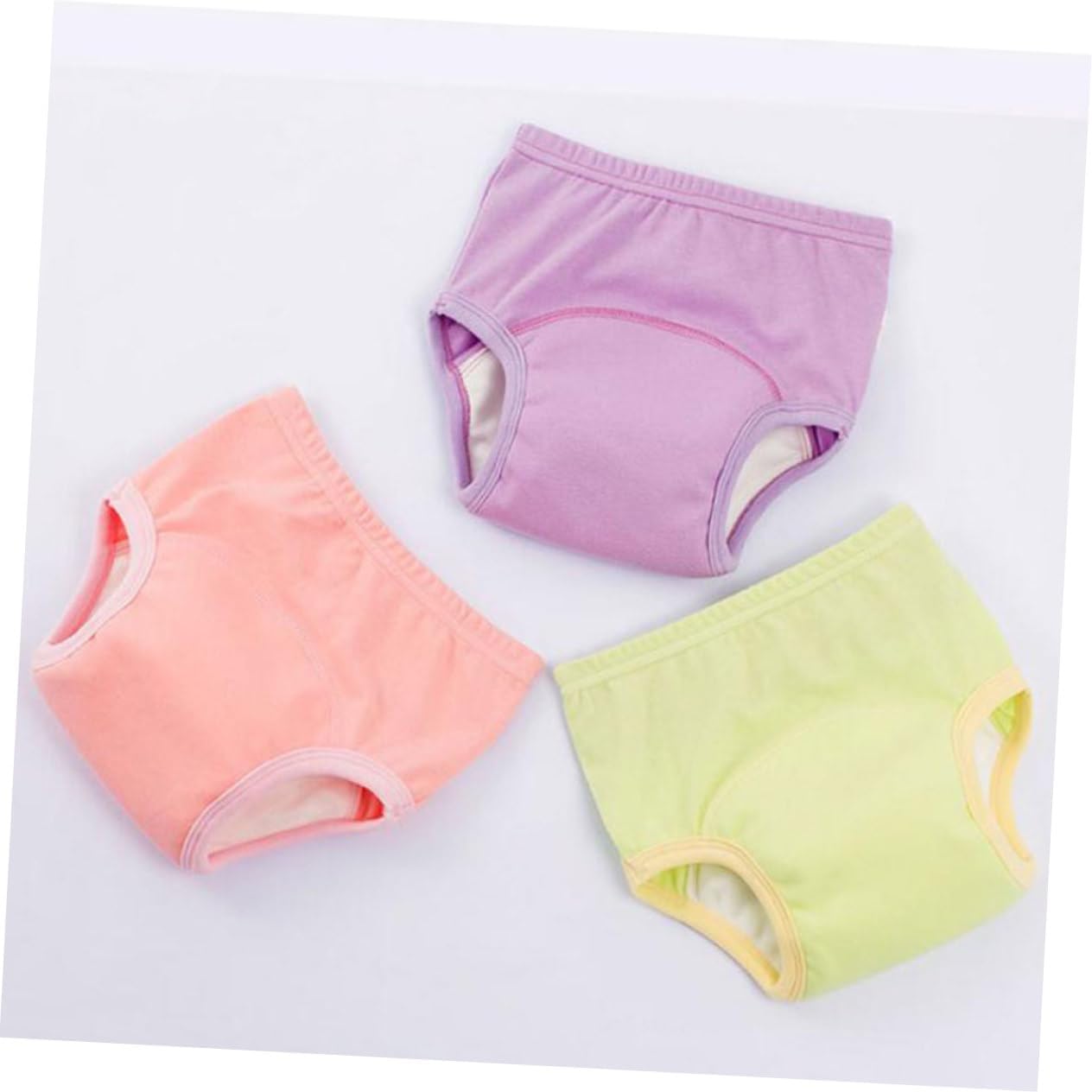 Wakauto 3 Pack Infant Diaper Covers Cotton Potty Training Pants