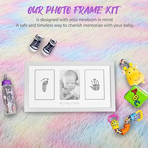 Felt Like Sharing Newborn Handprint and Footprint Kit - Keepsake Frame for Baby