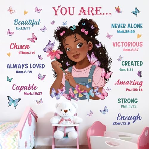 Wondever Black Girl Magic Wall Stickers