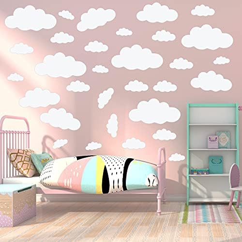 Big Clouds Wall Decals Removable DIY Vinyl Sticker Decor