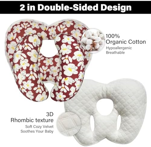 XIGGA Banana-Shaped U-Shaped Two-in-One Travel Pillow for Babies
