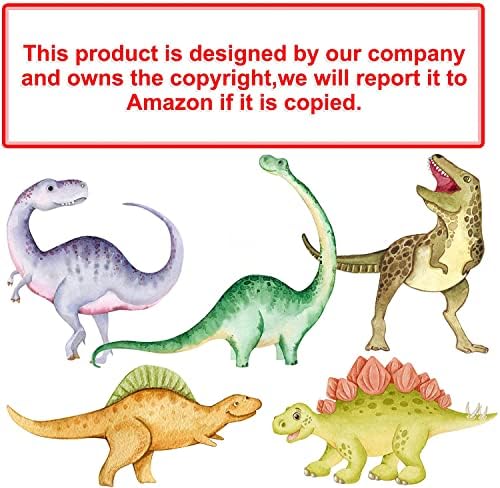 Glow in the Dark Dinosaur Wall Decals for Kids Room Decor