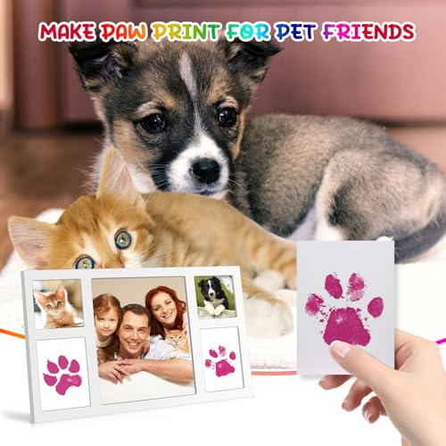 75ml Pink Baby Hand and Footprint Ink Kit Safe Non Toxic Washable Perfect for Newborn Keepsakes and Pet Paw Prints