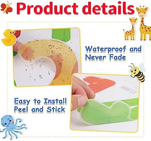 Educational Number Wall Decals for Kids 1-10