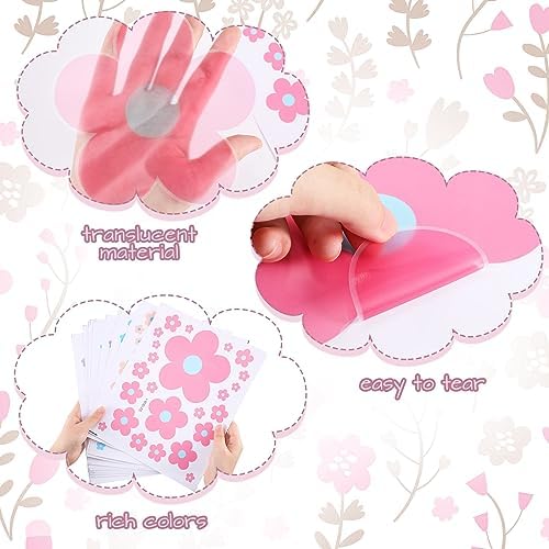 TaoBary 288 Pcs Y2k Cute Flowers Wall Decal