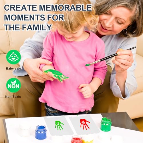 Family Handprint Kit with Light Pink