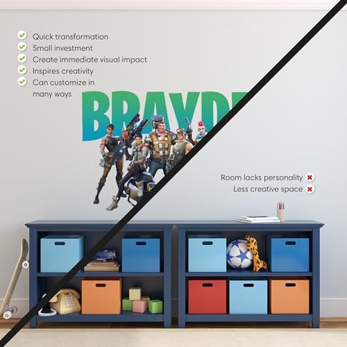 Custom Gaming Wall Decal - Personalized Gamer Room Decor
