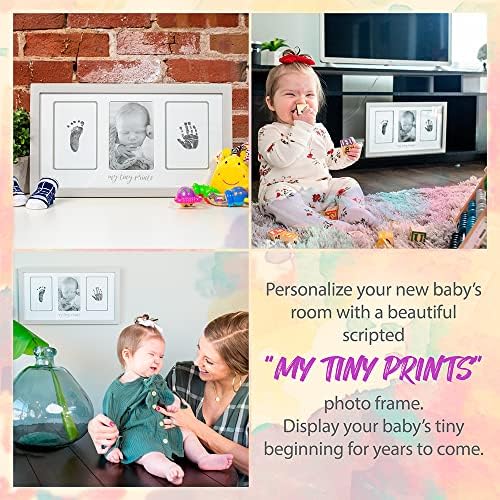 Felt Like Sharing Newborn Handprint and Footprint Kit - Keepsake Frame for Baby