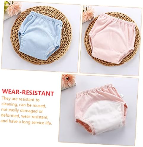 2Pcs Cotton Diaper Covers for Infants Breathable Potty Training Pants