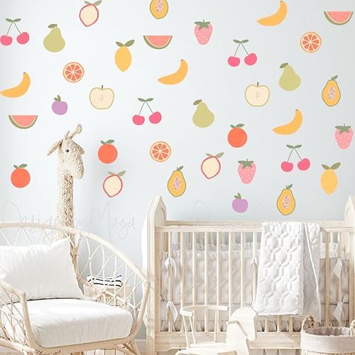Colorful Fruit Wall Decal for Nursery and Kids Room