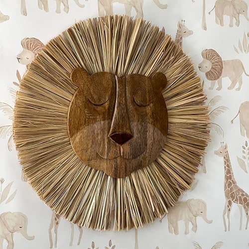 Crane Baby Wooden Lion Wall Decor for Nursery