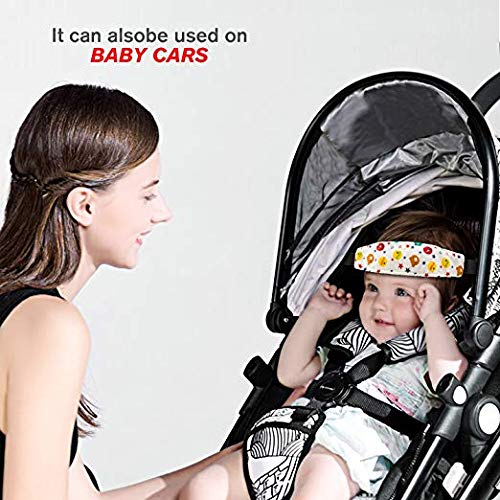 Donier Toddler Car Seat Head Support Pillow Band