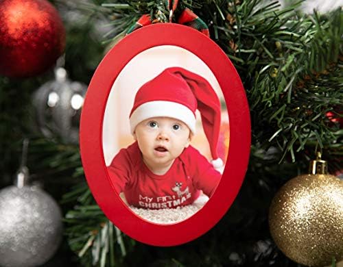 Pearhead Babyprints Double-Sided Christmas Ornament with Ink Pad Pack of 2