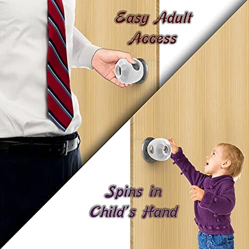 Driddle Door Knob Baby Safety Cover 5 Pack