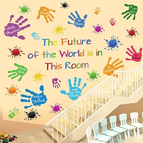 Colorful Inspirational Wall Decals for Kids Bedroom and Nursery Decor