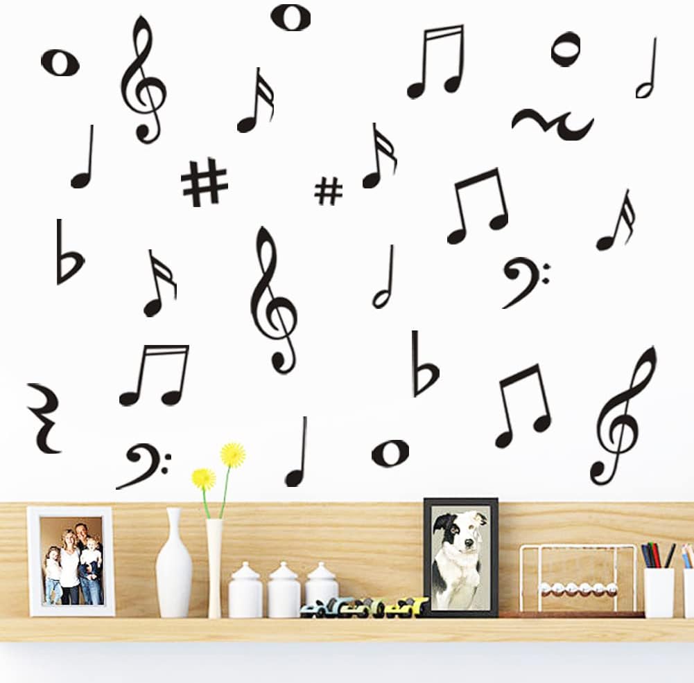 Musical Note Wall Decals for Classroom and Home Decor