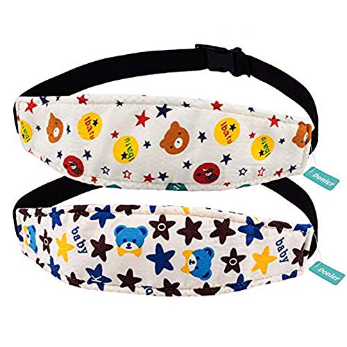 Donier Toddler Car Seat Head Support Pillow Band