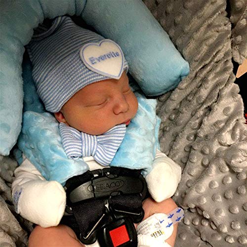 Culclendy Baby Head Support Pillow with Strap Covers