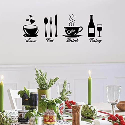Eat Love Drink Enjoy Kitchen Essentials Wall Decal
