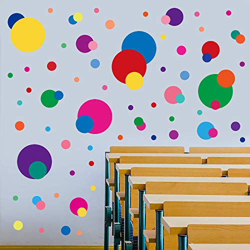 PARLAIM Polka Dot Wall Decals for Kids Bedroom