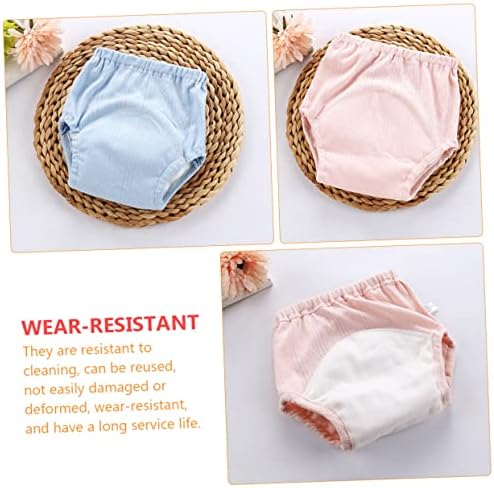2 Pack Baby Training Pants Cotton Reusable Diaper Covers for Potty Training