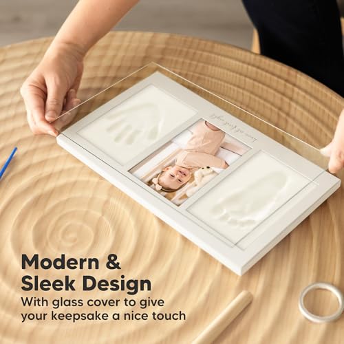KeaBabies Baby Hand and Footprint Kit with Frame 1