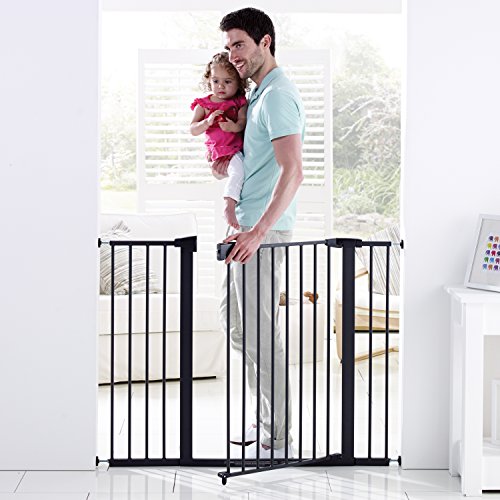 Munchkin Easy Close XL Metal Baby Gate Black