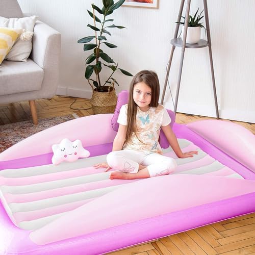 Sleepah Inflatable Toddler Travel Bed Set Purple