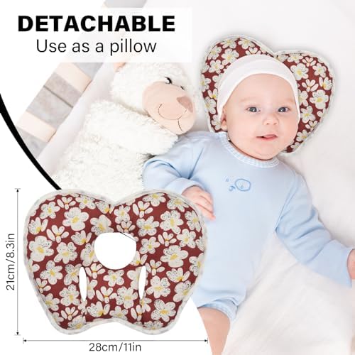 XIGGA Banana-Shaped U-Shaped Two-in-One Travel Pillow for Babies
