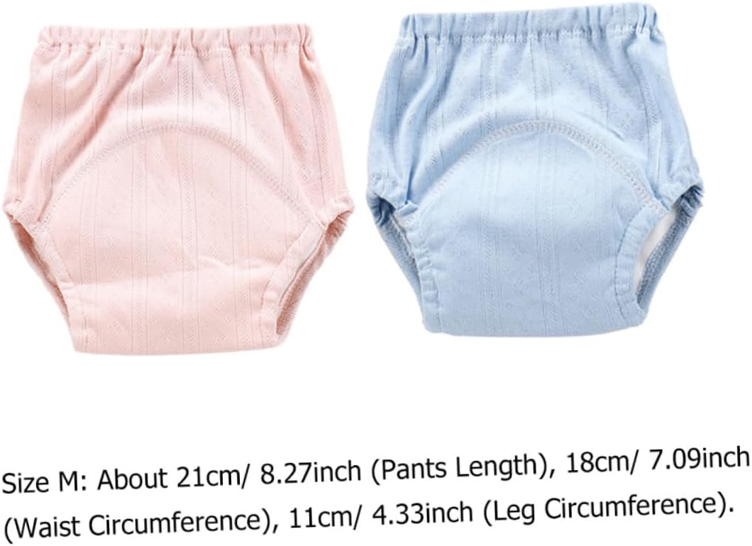 Totority 2 Pcs Baby Cotton Training Pants Flexible Fit
