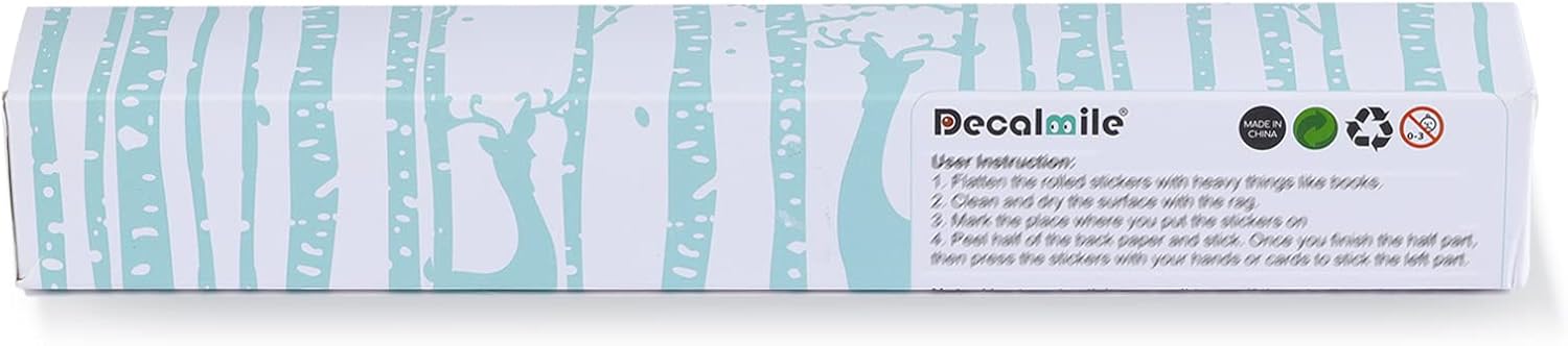 decalmile XL Pine Tree Wall Sticker Decor