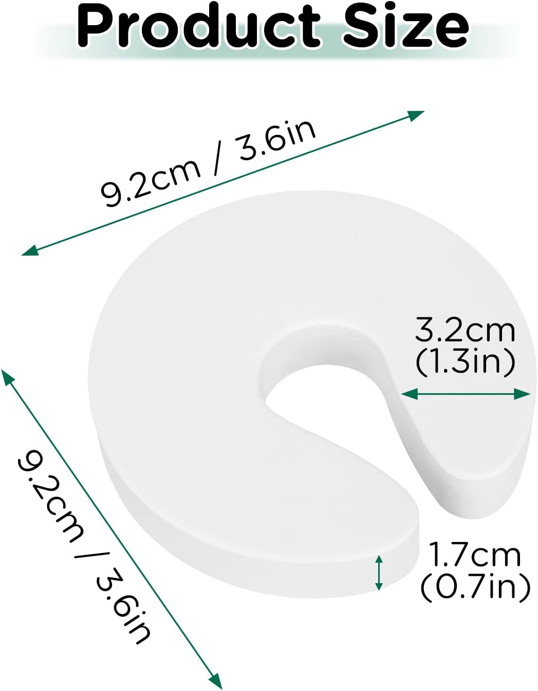 Pack of 6 Door Pinch Guards Child Proof Door Stopper Prevents Fingers Injury Safe for Baby Pets