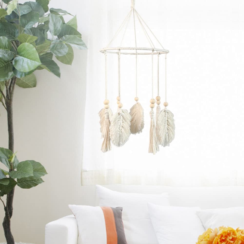 Boho Crib Mobile Wall Hanging Woven Tapestry Decor