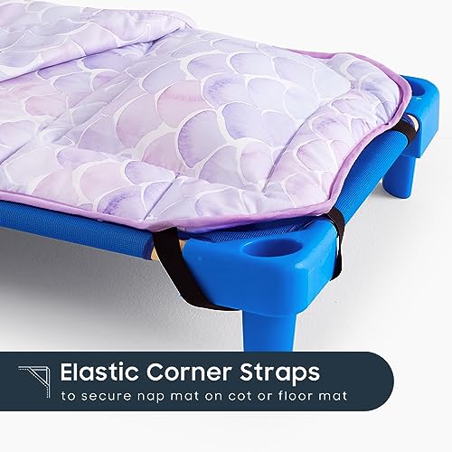 Wake In Cloud Cot Nap Mat with Pillow and Blanket for Toddlers